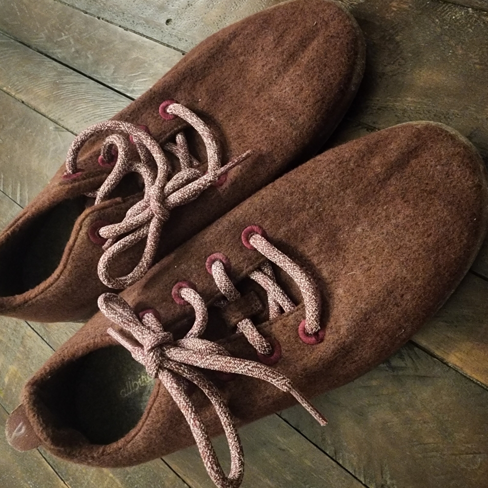 Brown Wool Sneakers